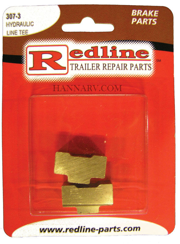 Redline 307-3 Hydraulic Line Tee - 3/16 Inch - Package of 2
